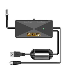 Indoor TV Antenna Amplifier, Digital Antenna Signal Booster, 25dB High Gain P...