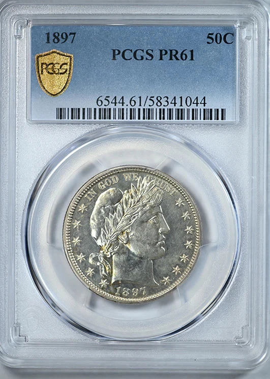 1897 Year Barber Half Dollars (1892-1915) for sale | eBay 127年前、ビンテージ！1897年製バーバー HALFDOLLAR