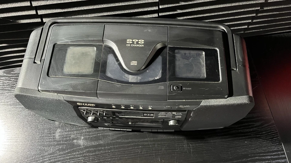 Sharp WQ-CH800 Stereo Cassette Deck mit CD Spieler - Bild 3 von 4