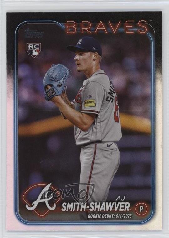 2024 Topps Update Debut Rainbow Foil AJ Smith-Shawver #US316 Rookie RC 1bu3