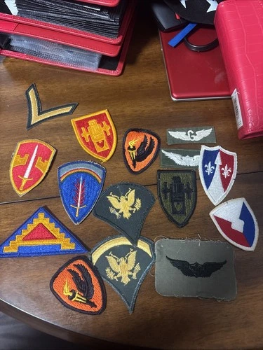 15 Military Patch Ww2/Vietnam