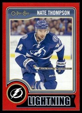 2014-15 O-Pee-Chee Red Nate Thompson Tampa Bay Lightning #115