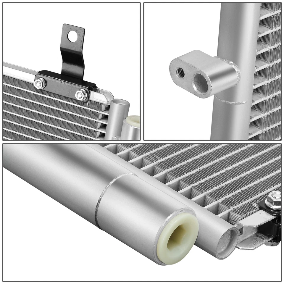 Repuesto condensador de aire acondicionado delantero de aluminio estilo fábrica Acura MDX 2014-2020 Foto 4 de 4