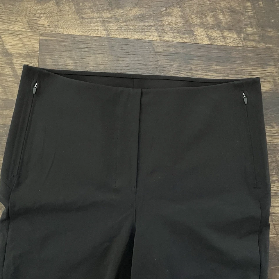 Calça Lululemon Athletica ajuste liso cintura alta preta tamanho 10 W6CA1 - Imagem 2 de 4