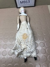 Antique Blonde China Head Doll Cloth Body