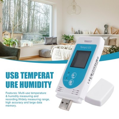 TempU 03 USB-Datenlogger für Temperatur und Luftfeuchtigkeit, Wiederverwend1540