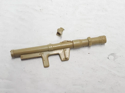 Vintage ZAP GI Joe Bazooka Gun 1982 v1 Straight Arm Part (Broken Top)