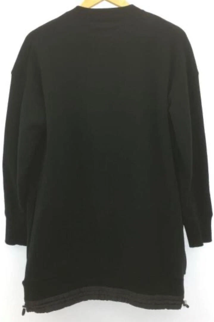 SACAI Abito con coulisse in felpa con paillettes Sakai