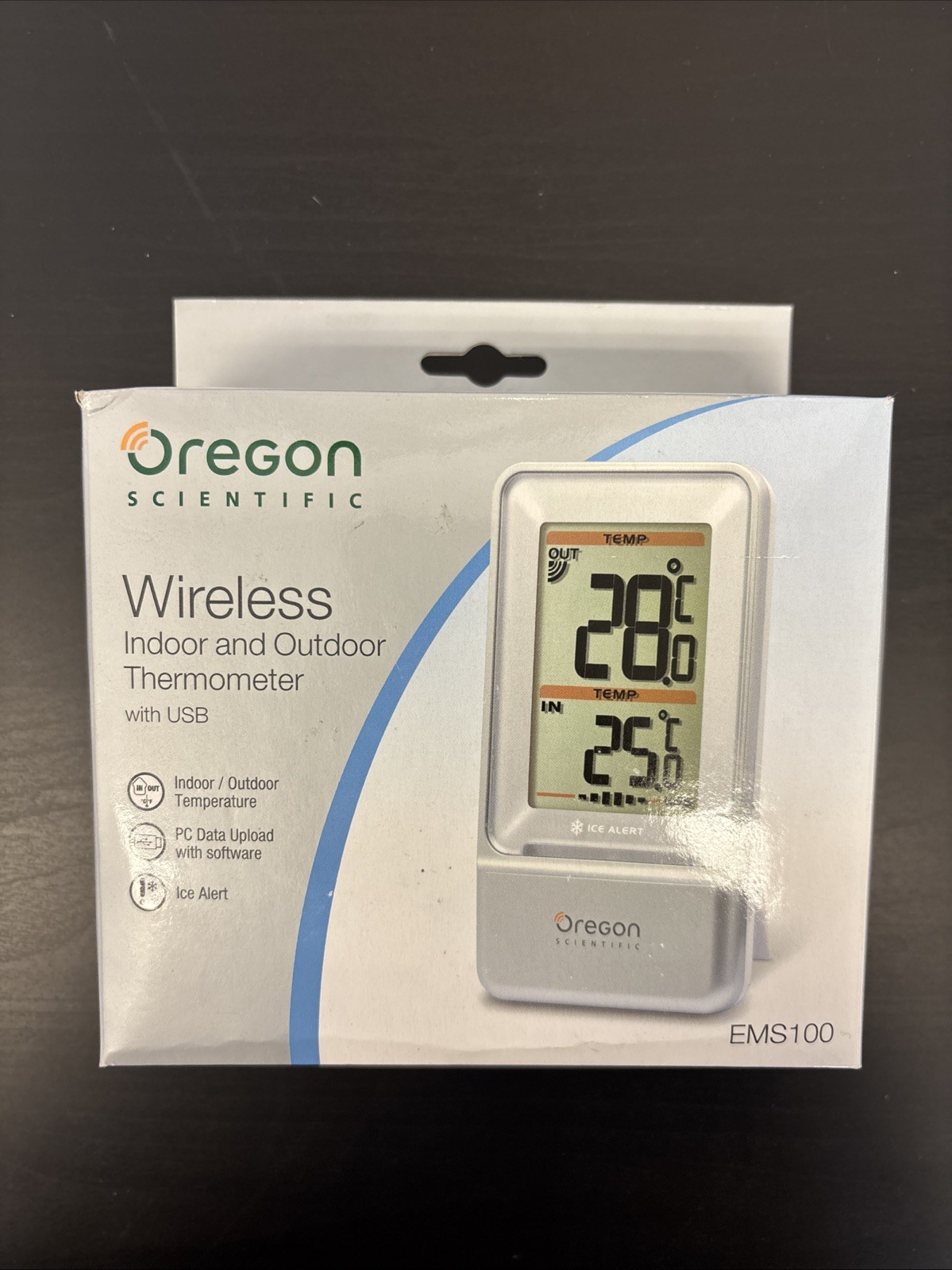 OREGON SCIENTIFIC EMS100 Wireless Indoor/Outdoor Thermometer