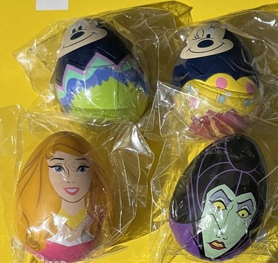 Disneyland 2019 4 Easter Eggs Eggstravaganza Mickey, Minnie, Maleficent, Beauty