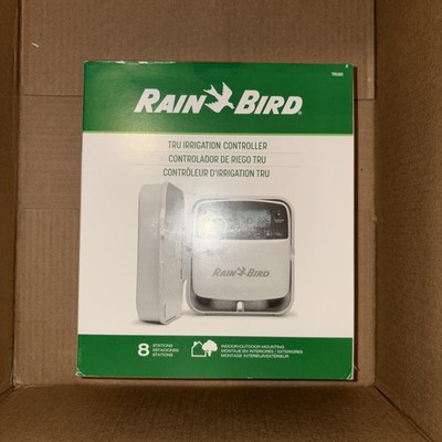 Rain Bird 8-Station TRU Irrigation Controller w/ Indoor Mounting TRU80 BRAND NEW