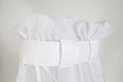 roba Himmel für Babybett, ca. 160 x 250 x 0,5 cm, Mesh, weiß - B-Ware neuwertig