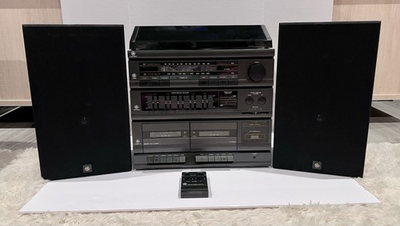 #ad TESTED RARE GE Stereo System 11 4020A Vinyl Turntable Cassette Radio Speaker $159.80