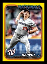 2024 Topps Update #US101 Hunter Harvey Yellow