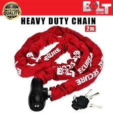 Bolt GP Motorcycle Chain Lock Heavy Duty 2m Motorbike Scooter Security Lock