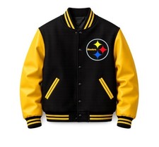 Steelers New Style Letterman varsity jackets