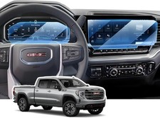 3PCS Screen Protector for 2022-2025 2026 GMC Sierra/Chevy Silverado 1500 SLE/El