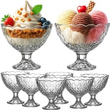 Eisbecher 6 Stück SET Eisschalen Dessertscha...