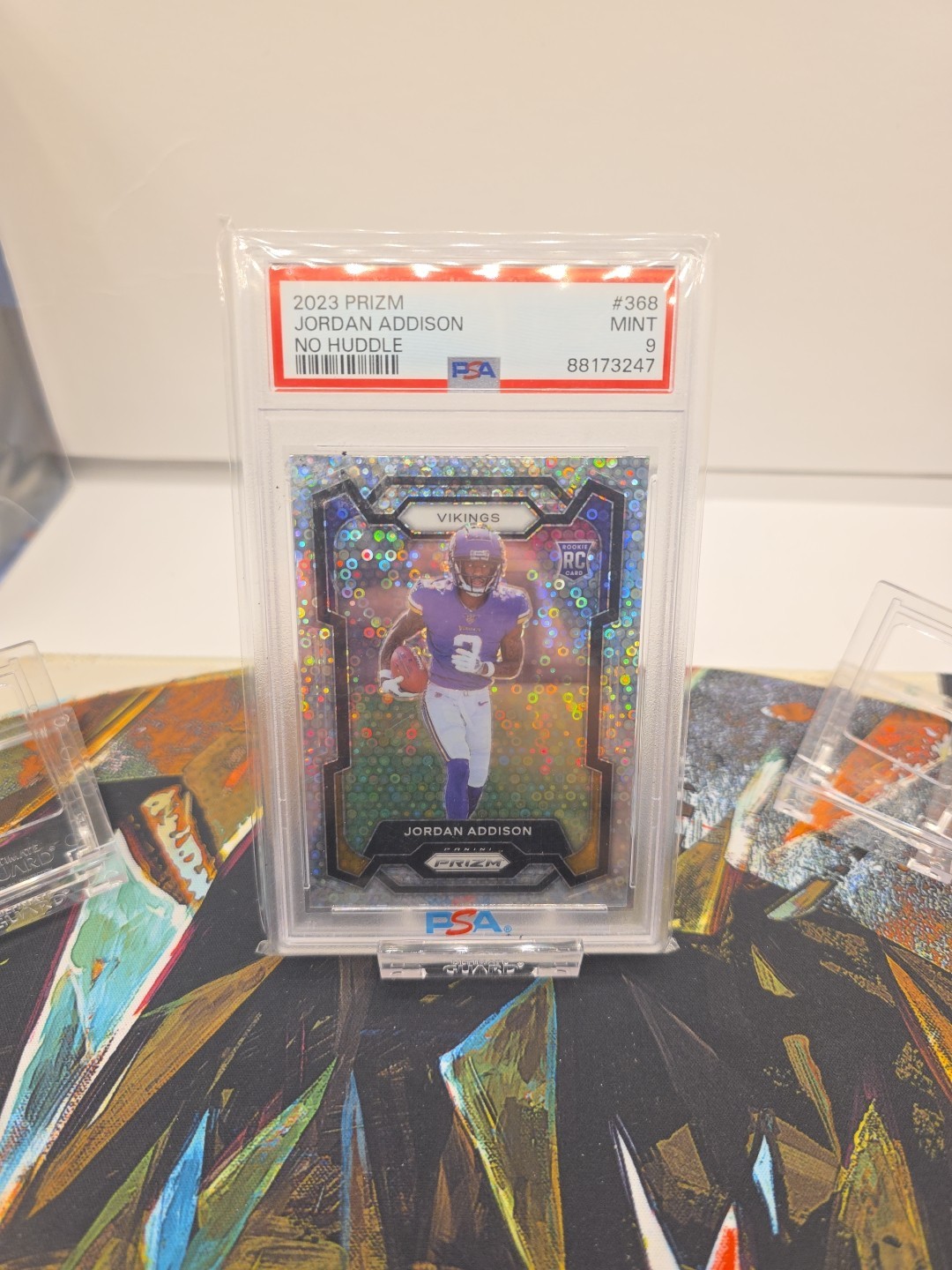 2023 Panini Prizm - Rookies Jordan Addison #368 No Huddle Prizm (RC)