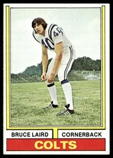 Bruce Laird 1974 Topps #96 RC Baltimore Colts EX