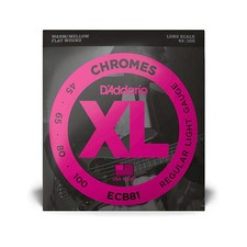 D'Addario Chromes Long Scale Bass Strings 45-100 ECB81