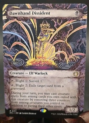 Dawnhand Dissident (Showcase) Lorwyn Eclipsed MTG Regular Near Mint 