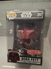 Funko Pop! Vinyl Star Wars Boba Fett (10" inch) RED Target Exclusive Mandalorian