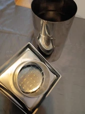 Gisafai 4 Dryer Vent Cover Gasket Grille Screen Kit  Silver