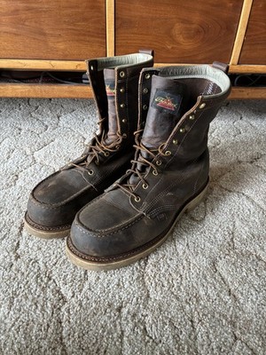 Thorogood American Heritage   8  Trail Crazy Horse Safety Toe   Moc Toe Size 13