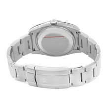 Rolex Oyster Perpetual Silver Dial Steel Mens Watch 114200 9