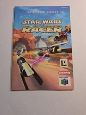 Star Wars Episode 1 Racer Nintendo 64 N64 Instruction Manual Booklet