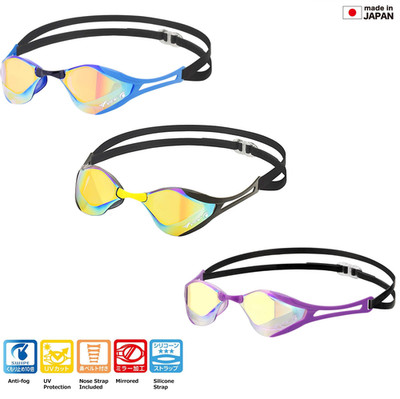 VIEW BladeFZERO Racing Swim Goggles Mirror, SWIPE Anti-Fog V128SAM Non-gasket