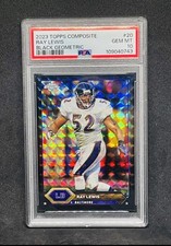 2023 Topps Composite Chrome Ray Lewis /2 Black Geometric Refractor  #20 PSA 10