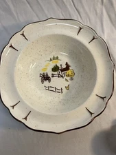 Santa Anita Ware Countryside 10”Serving Bowl EUC California