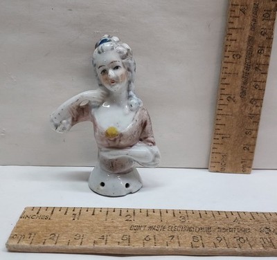 Porcelain HALF DOLL  - damaged - listing #1116251
