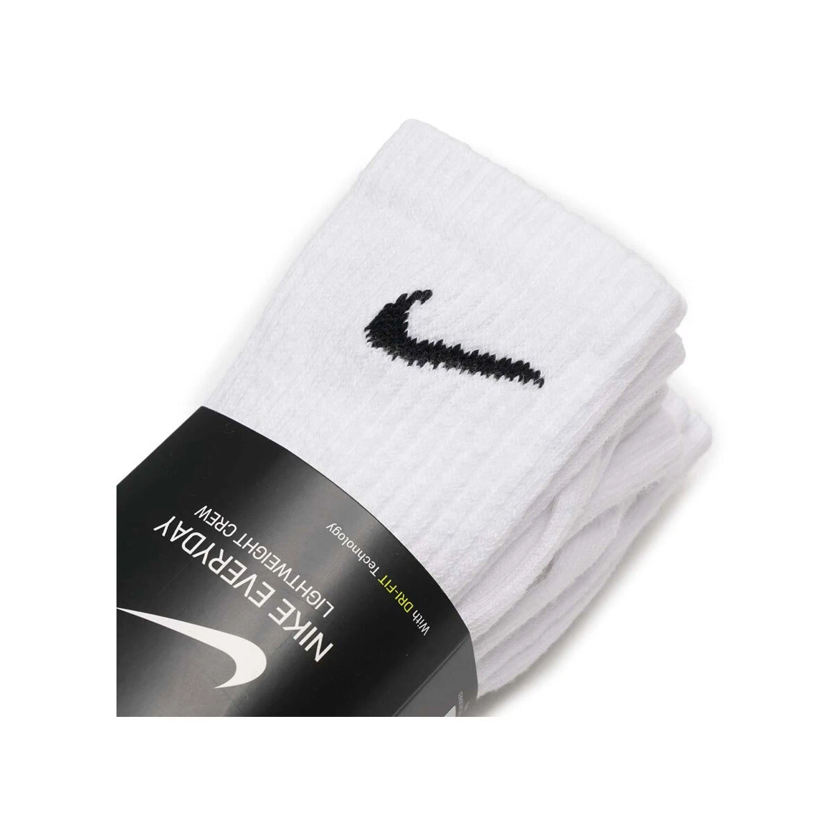 hogar cera Cuidar Nike Everyday Lightweight Training Socks (3 Pairs) SX7676-100 White SZ  XS-2XL | eBay