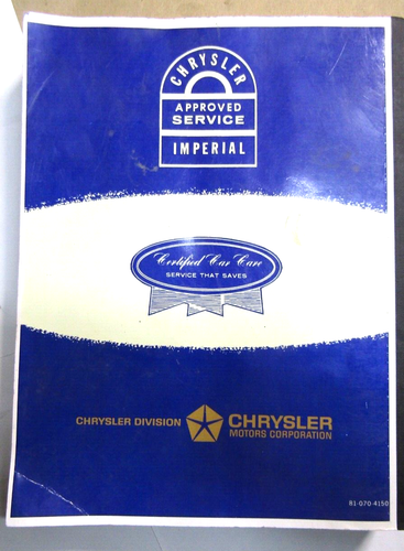 1964 Imperial Chrysler Service Technical Manual New Yorker Original OEM - Picture 2 of 6