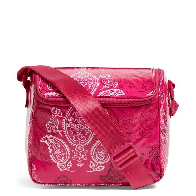 NWT Vera Bradley Lighten Up Lunch Cooler Insulated Lunch Box Pink
