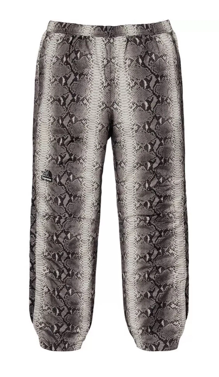 Pantalon de pluie noir Supreme SS18 The North Face peau de serpent M logo boîte moyen neuf