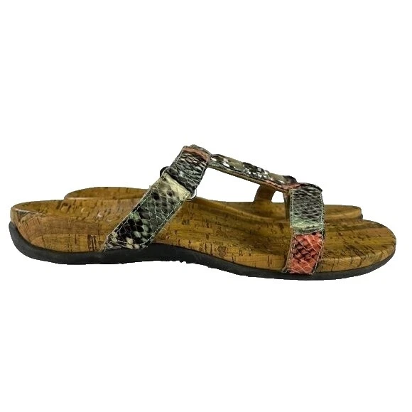 Sandalias de cuero de imitación Vionic para De mujer