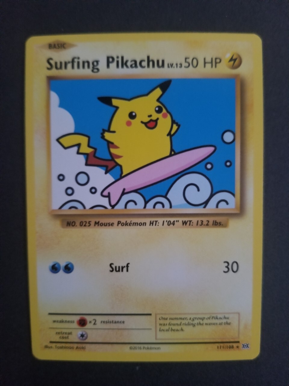 Pokemon SURFING PIKACHU card [card 2] | eBay