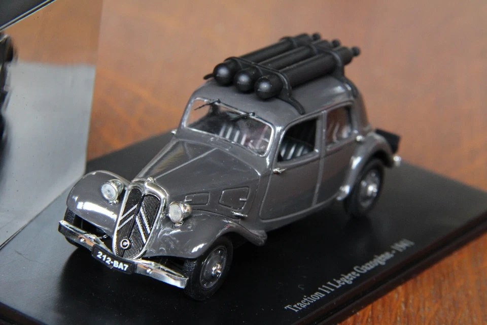 CITROEN TRACTION 11 légère "gazogène" 1/43 ATLAS C neuf en boîte - Photo 2/4