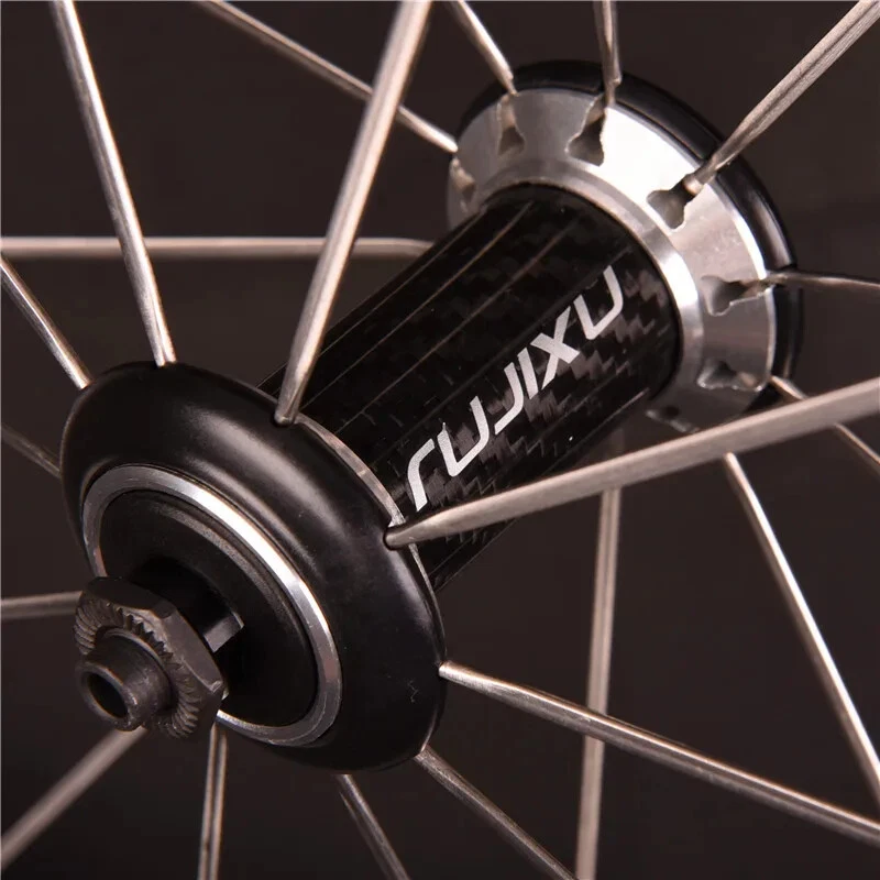 700C 30 40 50mm Depth Fixed Gear Track Bicycle Wheelset carbon HUB Anti-cursor - Image 2 of 4
