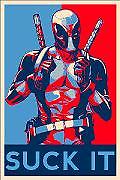 Deadpool Suck It vinyle autocollant décalcomanie ordinateur portable macbook voiture camion SUV fenêtre