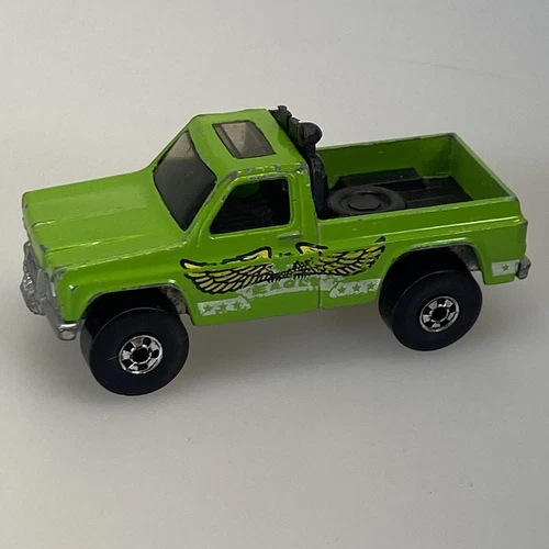 Vintage 1977 Hot Wheels Bywayman Green Eagle Chevy Square Body Pickup Truck