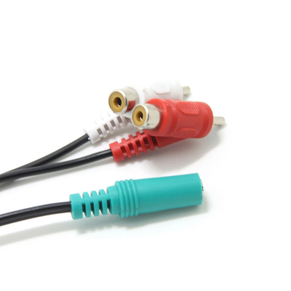 NEW 6' ft 3.5mm to RCA Y-Splitter CABLE for Turtle Beach Headset X12 PX22 X11 X1 - Image 3 of 4