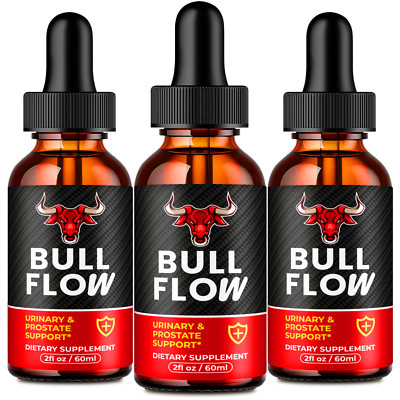 Bullflow (3 Pack) Bull Flow for Prostate Health Capsules, Advanced BullFlow ...