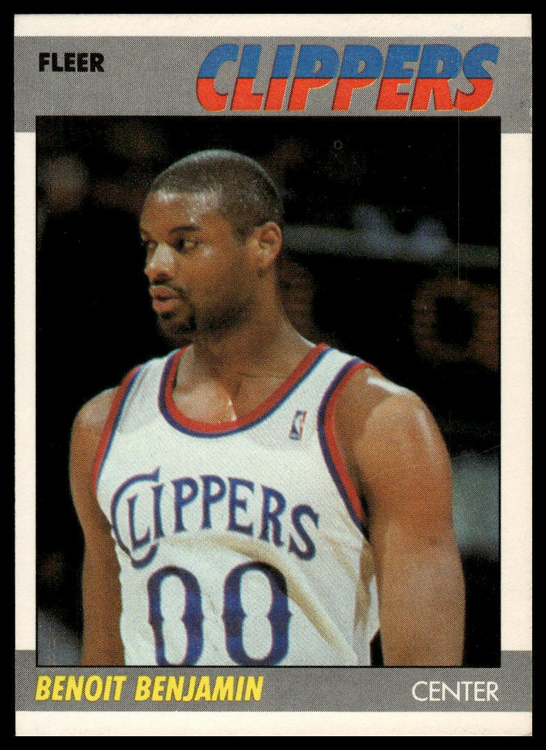 1987-88 Fleer #10 Benoit Benjamin