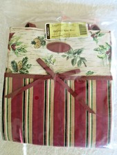 LONGABERGER HOLIDAY GIFT BAG 23540 Striped New in Package