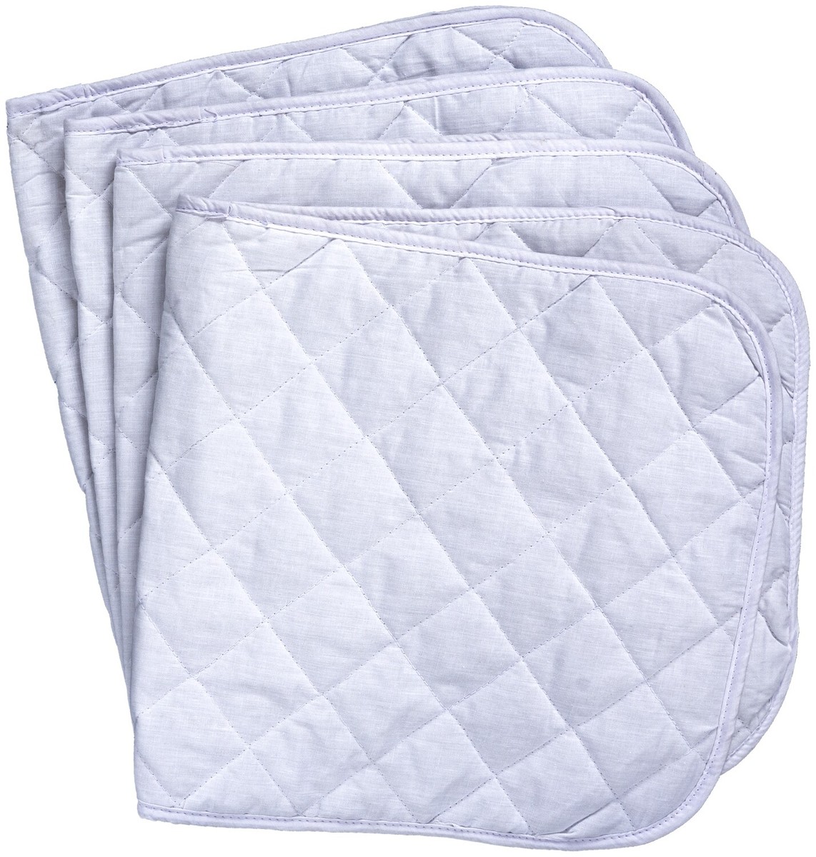 Enveloppes De Jambe Pour Chevaux Matelassées Coton - Lot De 4 Tailles 12,14,16 - Noir Ou Blanc - Neuf Par Tough 1